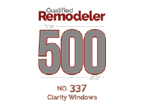 Qualified Remodeler Top 500 No. 337, Clarity Windows & Doors